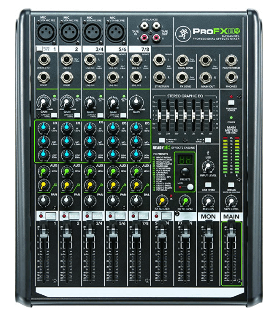 PROFX8V2 8-Channel Compact Mixer